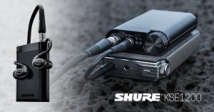 Shure presents its new KSE1200 electrostatic headphones.