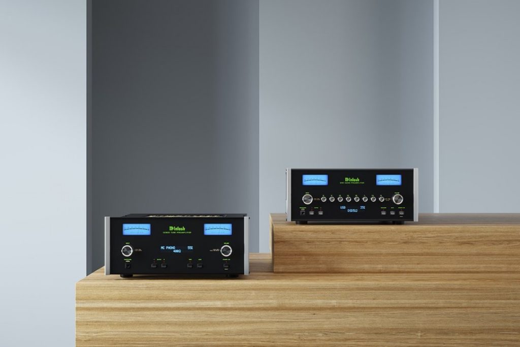 McIntosh C2800 and C55 DAC Stereo Preamplifiers