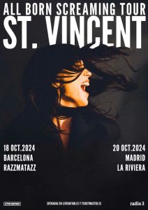 St Vincent announces 2 shows in Spain