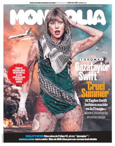 "Taylor Swift", cover of Mongolia magazine