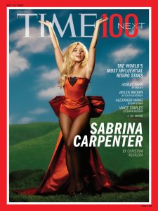 Sabrina Carpenter appears on TIME 100 and denies doing any duplication