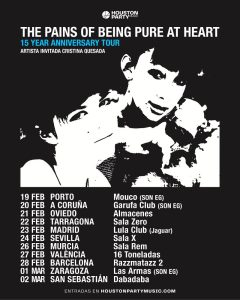 Cristina Quesada will support The Pains of Being Pure At Heart in Spain