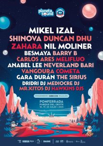 Planet Sound closes a poster with Zahara, Shinova, Comet ...