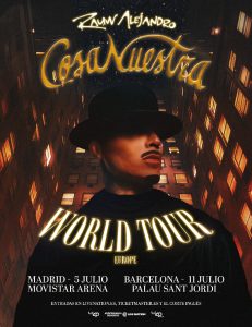 Rauw Alejandro will close our World Tour thing in Spain