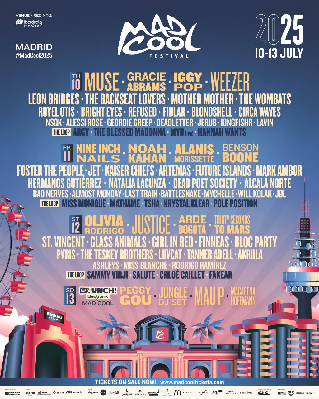 Muse replaces Kings of Leon in Mad Cool