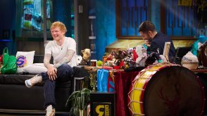 Ed Sheeran falls in love with the humor of the revolt