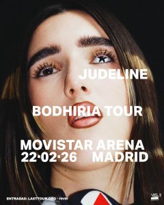 Judeline will close the tour of his debut at the Movistar Arena