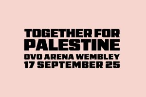 Brian Ango organizes a beneficial concert by Palestine in Wembley