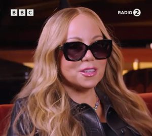 Mariah Carey, 100% Mariah, discovering that Katy Perry went to space