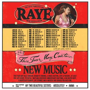 Raye announces date at the Palau Sant Jordi in 2026