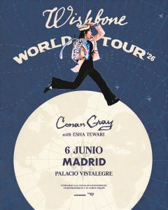 Conan Gray announces only date in Spain