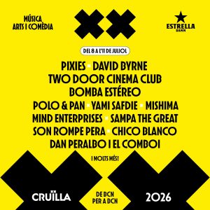 David Byrne, Pixies, Bomba Estéreo… at Cruïlla 2026