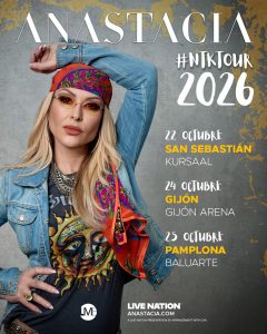 Anastacia returns to Spain with her 'NTK Tour'