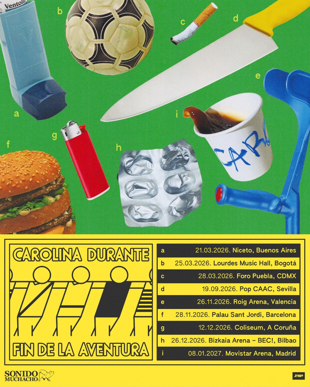 Carolina Durante closes the stage with an arena tour