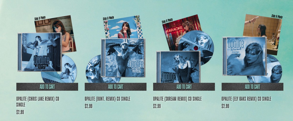 Taylor Swift adds 6th top 1 in the UK, with CD singles and vinyl