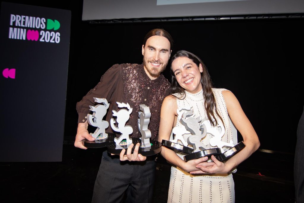 Carlos Ares and Valeria Castro triumph at the MIN 2026 Awards