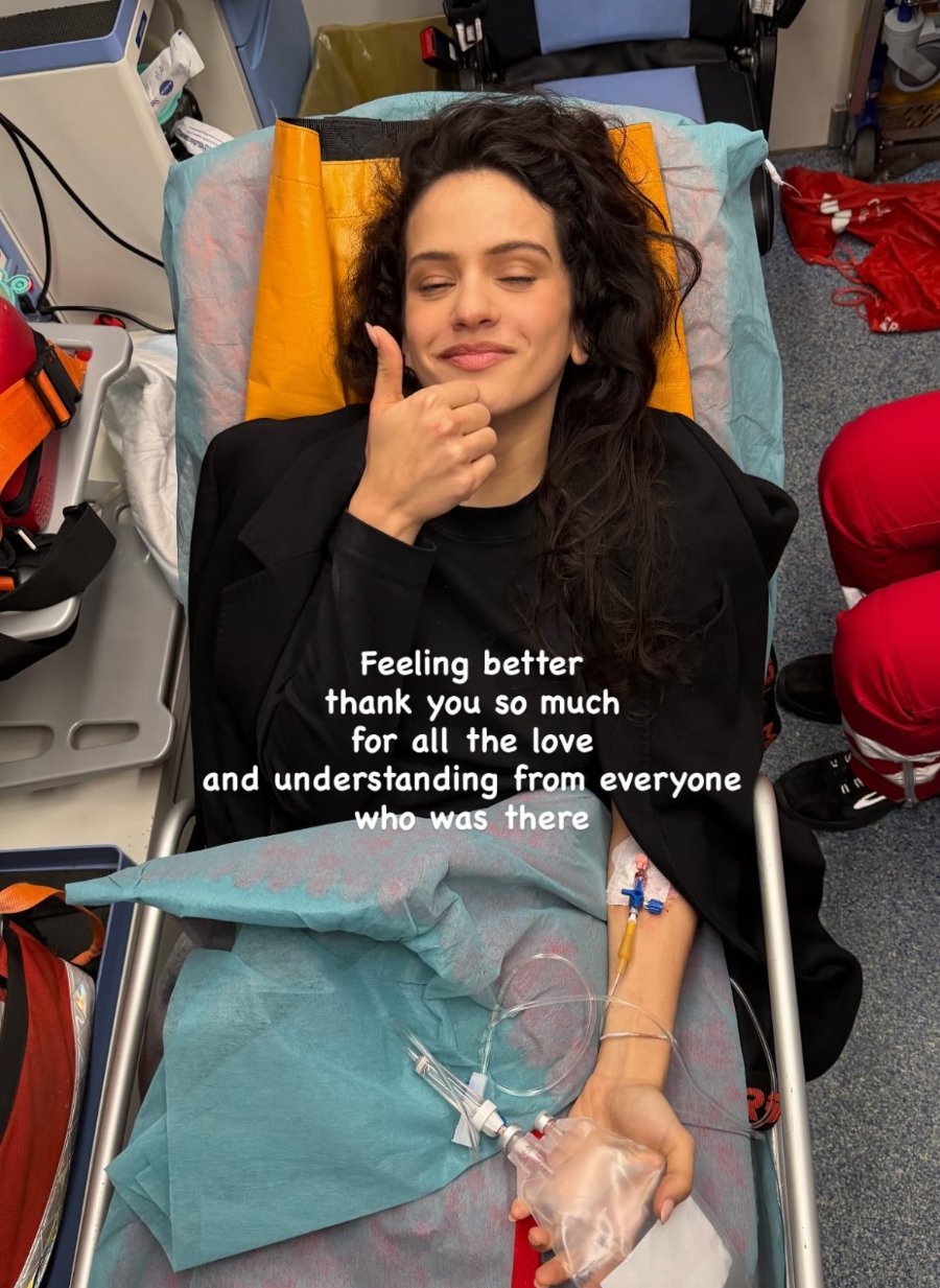 Rosalía, from the ambulance: "I'm better, thank you for understanding"