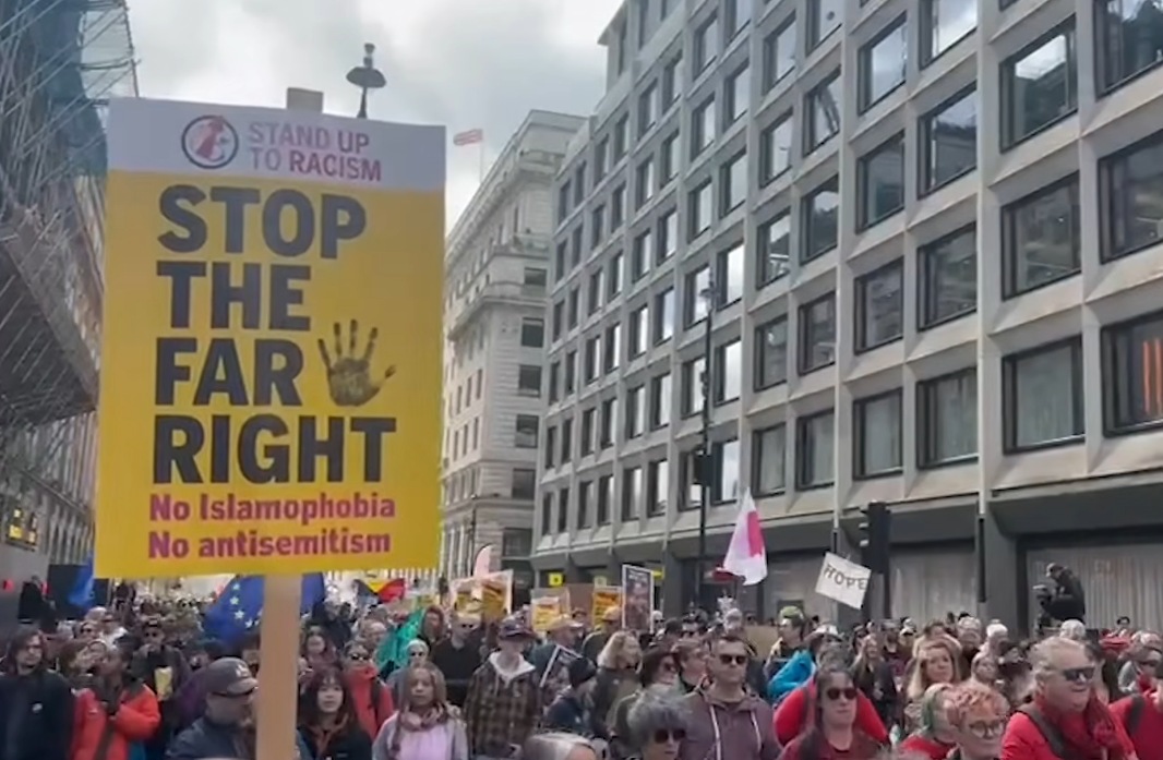 The great anti-fascist protest in London: Jessie Ware, Hot Chip…