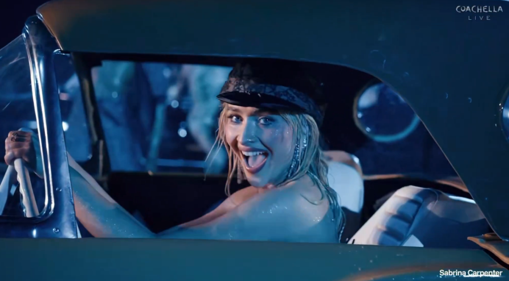 Coachella is by Sabrina Carpenter: furs, cars and Susan Sarandon