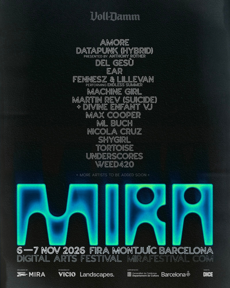 MIRA 2026 confirms Martin Rev (Suicide), Underscores, Shygirl…