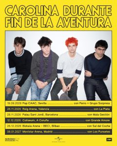 Carolina Durante, already platinum, announce opening acts for her 6 arenas