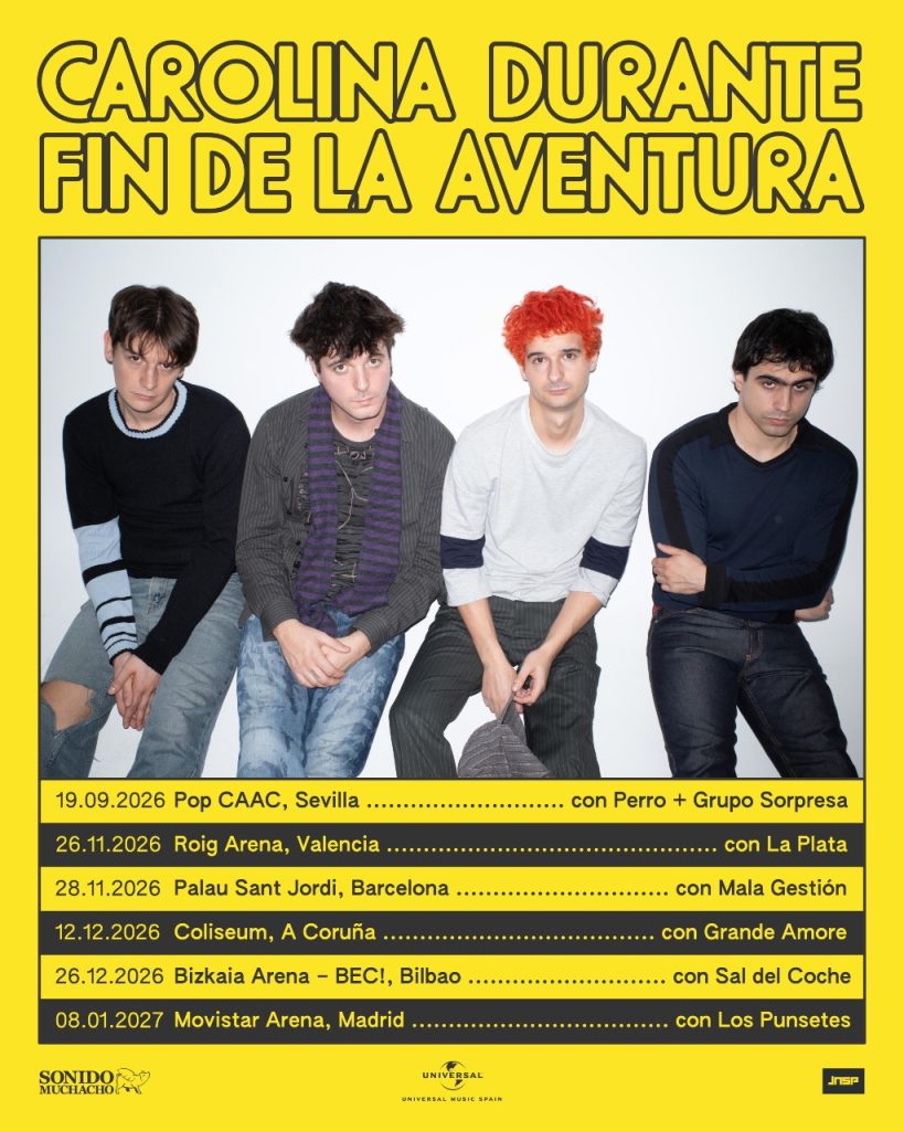 Carolina Durante, already platinum, announce opening acts for her 6 arenas