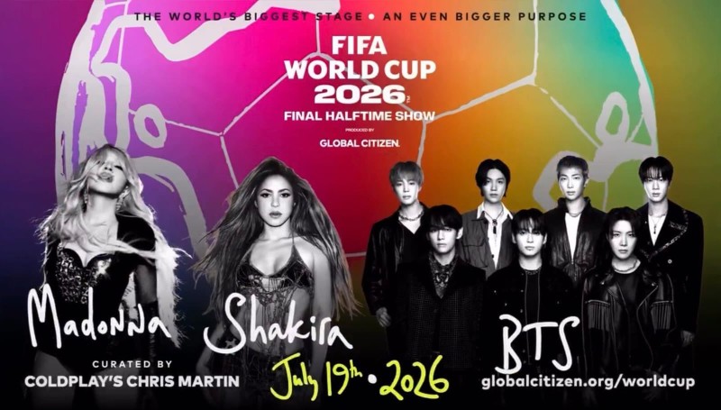 Madonna, Shakira and BTS, in the World Cup final