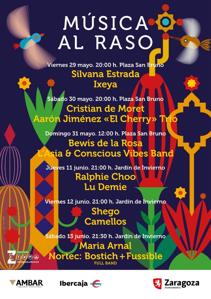 Ralphie Choo, Silvana Estrada, Maria Arnal… free in Zaragoza
