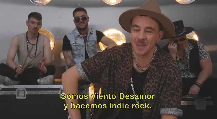«We are Viento Desamor and we make indie-rock»