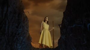 Ariana Grande revives 50s suburban terror in HTIMYLM