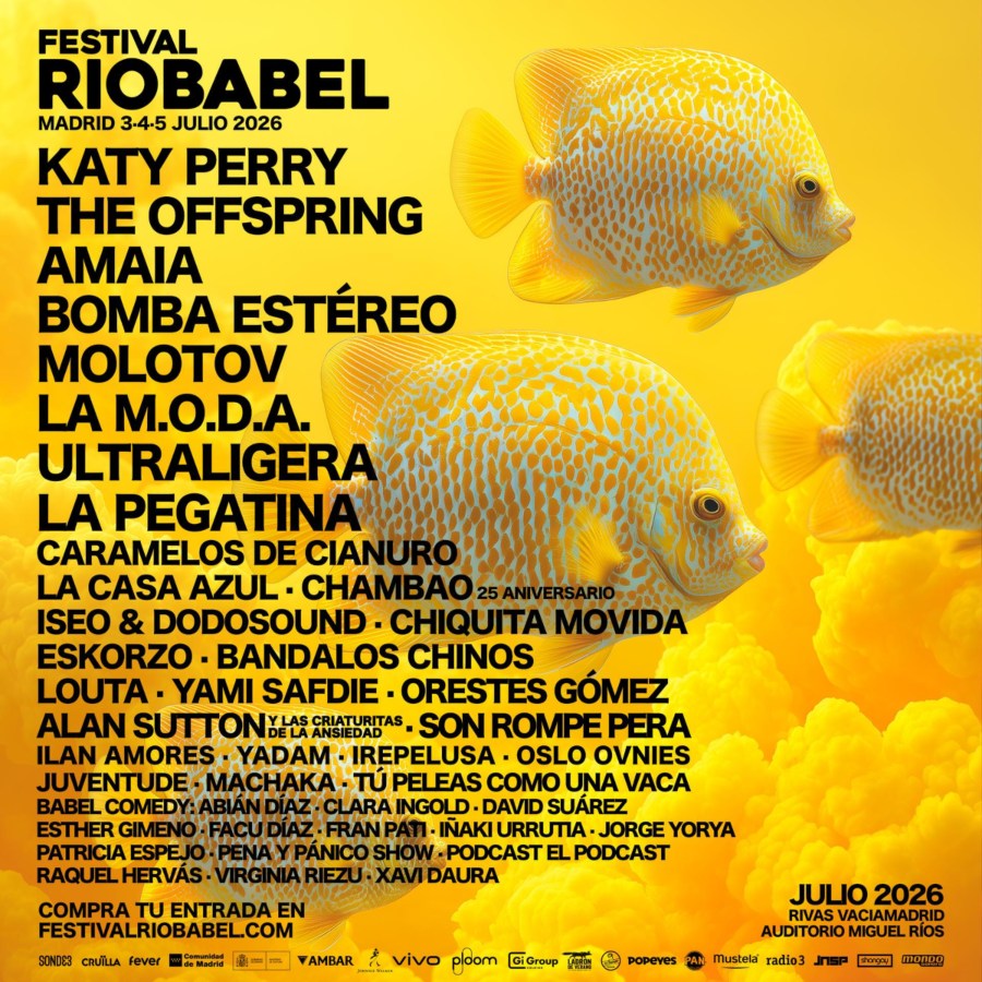 What time do Katy Perry, Amaia… perform at Río Babel 2026