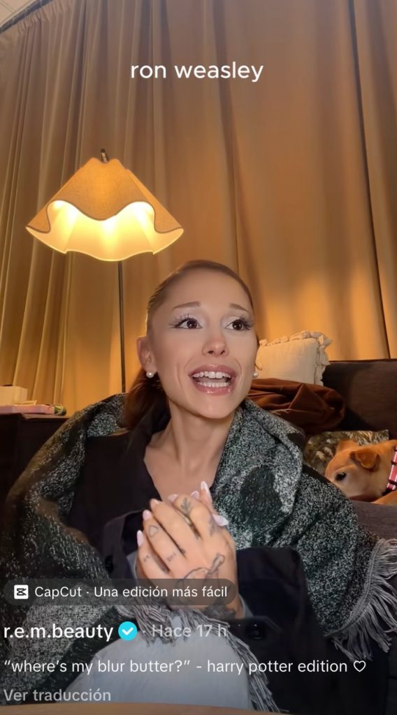 Ariana Grande surprises by imitating 'Harry Potter' characters