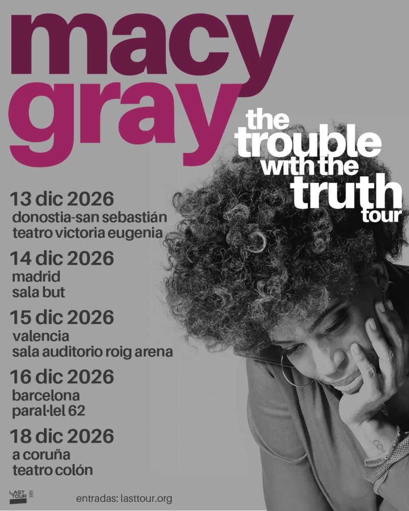 Macy Gray announces 5 dates in Spain