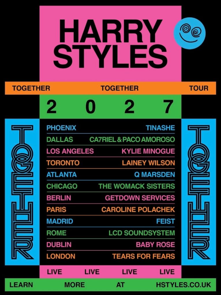 Harry Styles announces 2 shows in Madrid; Feist, guest artist