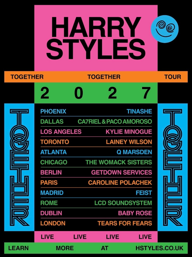 Harry Styles announces 2 shows in Madrid; Feist, guest artist