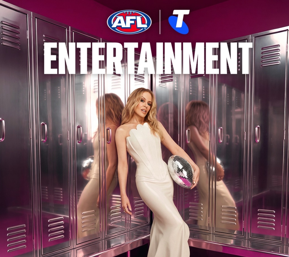 Kylie will have her own "Super Bowl" in the Australian grand final